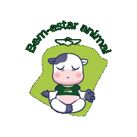 sistemilk vaca bemestar meditação sistemilk Sticker