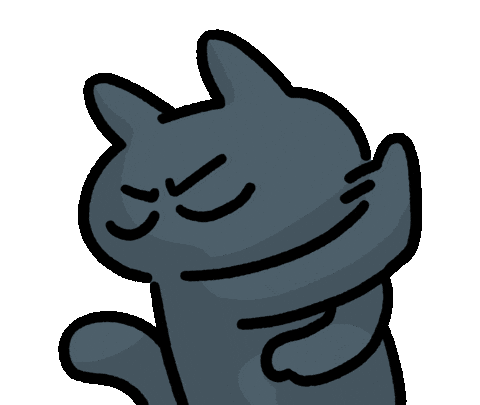貓 愛心 Sticker