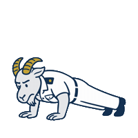Touchdown Pushups Sticker by ForeverFirstie