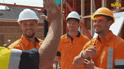 Channel 9 Reaction GIF by The Block