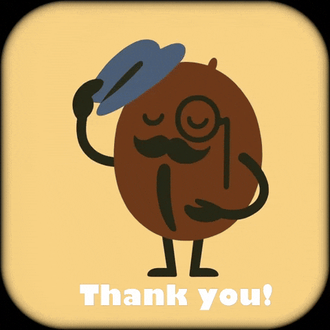 Coffee Time Thank You GIF by LIAISON Coffee