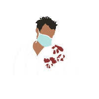 Danae_Pk tv home mask social Sticker