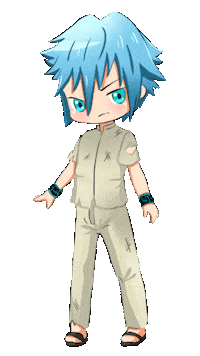 Lunime anime blue games life Sticker
