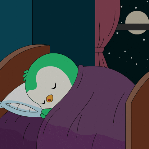 Tired Good Night GIF by Abster