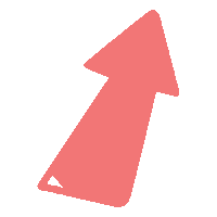 Arrow Orange Sticker by stych