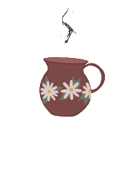 PammArt cafe coffe frio invierno Sticker