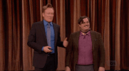 stand up conan GIF by Leroy Patterson