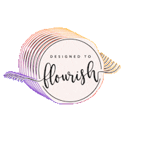 flourishinteriors design real estate marketing creative Sticker