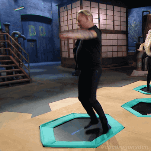 dragons' den jump GIF by CBC