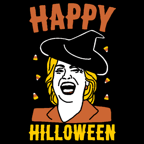 hillary clinton halloween GIF by Look Human