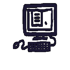 School Computer Sticker by gro-up