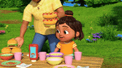 Dance Camping GIF by Moonbug
