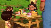 Dance Camping GIF by Moonbug