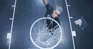 Slam Dunk Basketball GIF by huupe