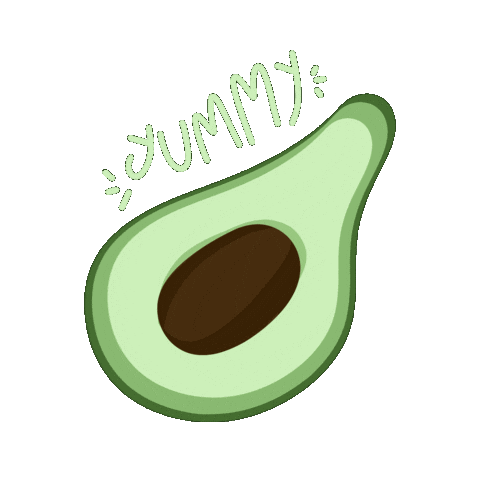 Foodie Avocado Sticker by Keva Epale