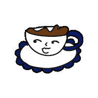 willlemien_ coffee tea teatime coffeecup Sticker