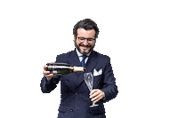 DallowayTerrace london restaurant champagne bartender Sticker