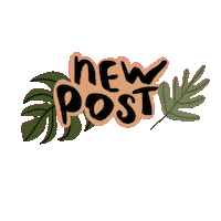 Pink Plant Sticker