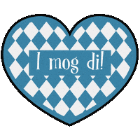 kuchenkindundkegel bayern bayrisch i mog di kuchenkindundkegel Sticker