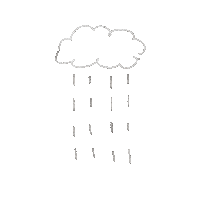 Rain Cloud Sticker