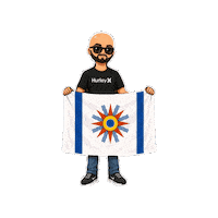 Flag Jesus Sticker by chaldeanmediahistory
