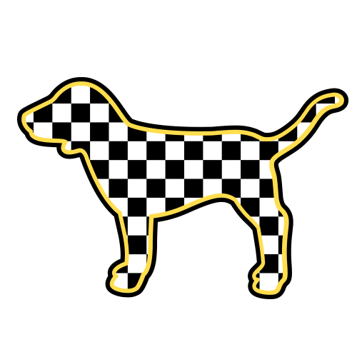 dog checker Sticker by Victoria's Secret PINK