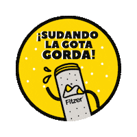 Fitzer Fitzerchallenge Workout Ejercicio Hardseltzer Funny Divertido Sticker by Mapriva