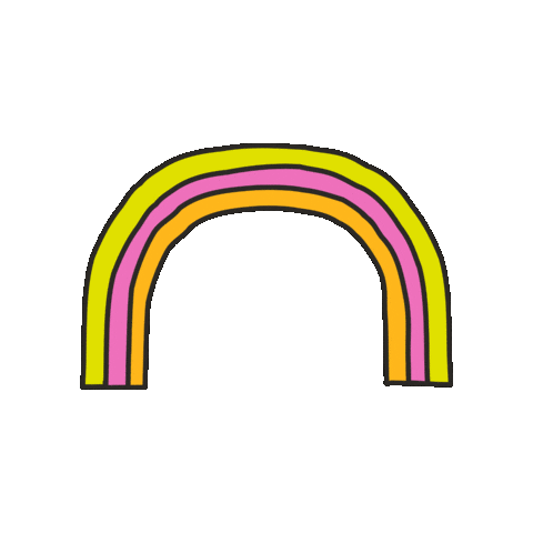 Rainbow Lemon Sticker by Maeve Chocolate