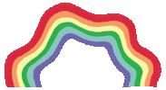 rainbow pride Sticker by Idea Distribution LLC