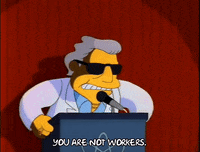 Shouting Season 3 GIF by The Simpsons