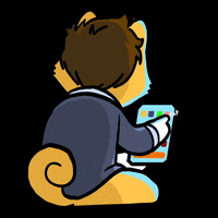 DogelonMars dog meme crypto phone GIF