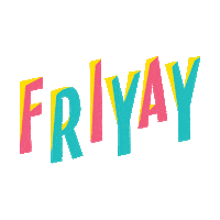 Friday Fri-Yay Sticker by BLK DOG