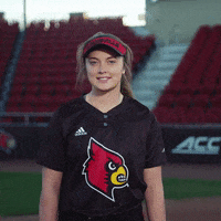 University Of Louisville Softball GIF by Louisville Cardinals