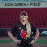 University Of Louisville Softball GIF by Louisville Cardinals