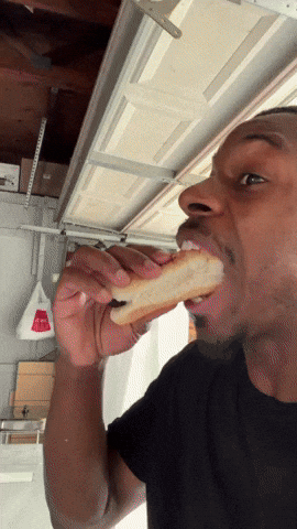 Hotdog Coworker GIF