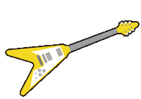 showshowmomAG guitar airguitar エアギタ agwc Sticker