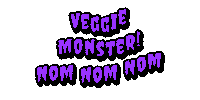 Plant Based Nom Sticker by Aquafaba Test Kitchen
