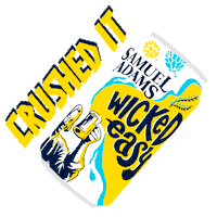 Crushed It Sticker by Samuel Adams Beer