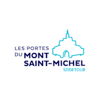 Saint Michel Sticker by Les Portes du Mont Saint-Michel