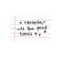 Remember Good Times Sticker by Fawa