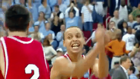 steph curry win GIF by Davidson College