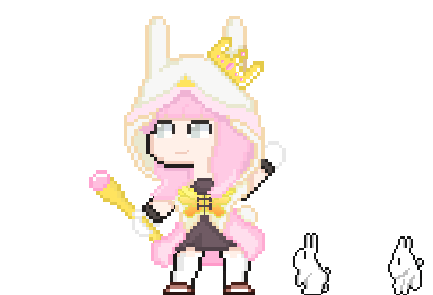 Queen Bunny Sticker
