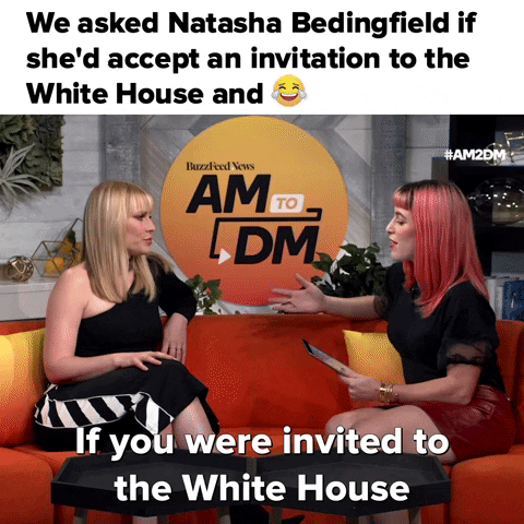 Natasha Bedingfield Trump GIF by AM to DM