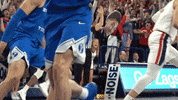 GonzagaBulldogs celebration basketball high five gonzaga GIF