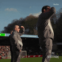Cant See Ryan Reynolds GIF by Welcome to Wrexham