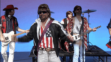 American Flag Singing GIF by Hot Country Knights