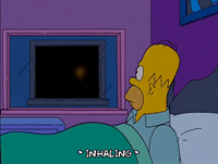 bored homer simpson GIF