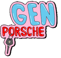 Gen X Car Sticker by Porsche Museum