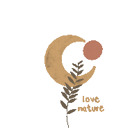 Moon Grow Sticker