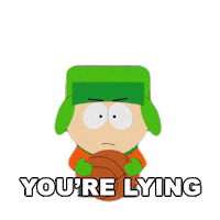 Lying Kyle Broflovski Sticker by South Park